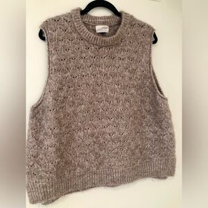 Universal Thread Knit Sweater Vest - Tan - Size XXL